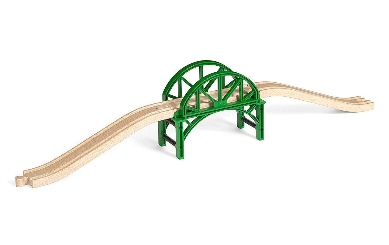 BRIO Eisenbahn Stapelbrücke mit Rampen - Familienbande