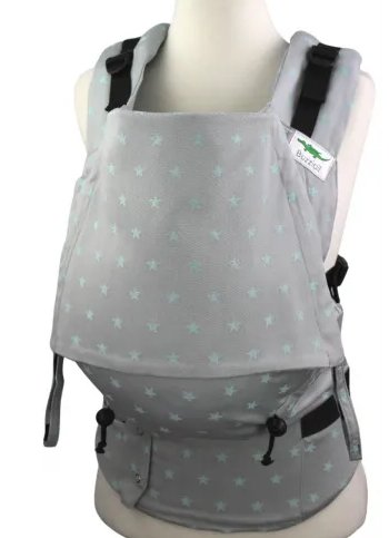 Buzzidil Preschooler Mint Stars| Fullbuckle Kindertrage & Wandertrage (92-116) - Familienbande