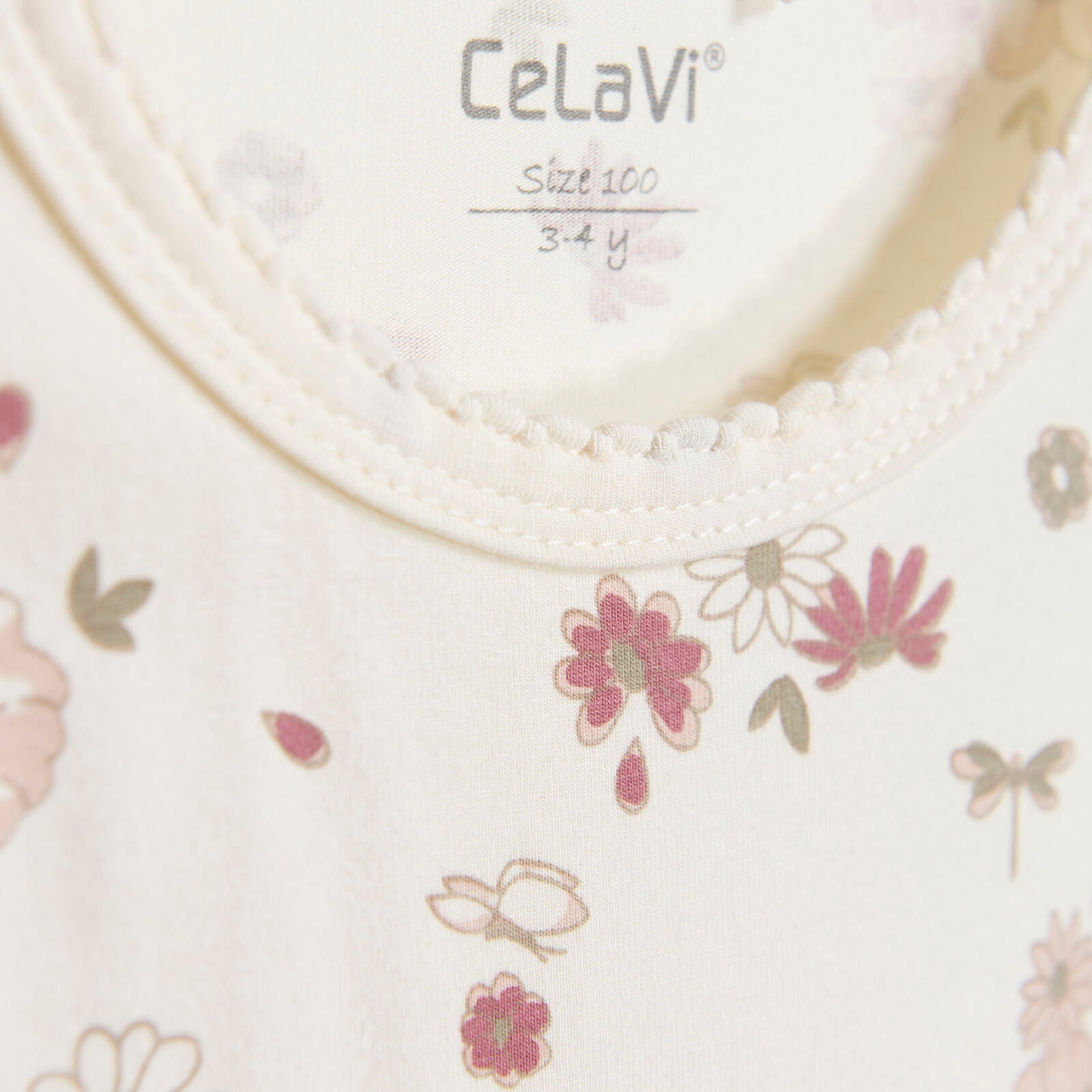 CeLaVi Nachthemd Bambusviskose/Baumwolle - Rose Cloud - Familienbande