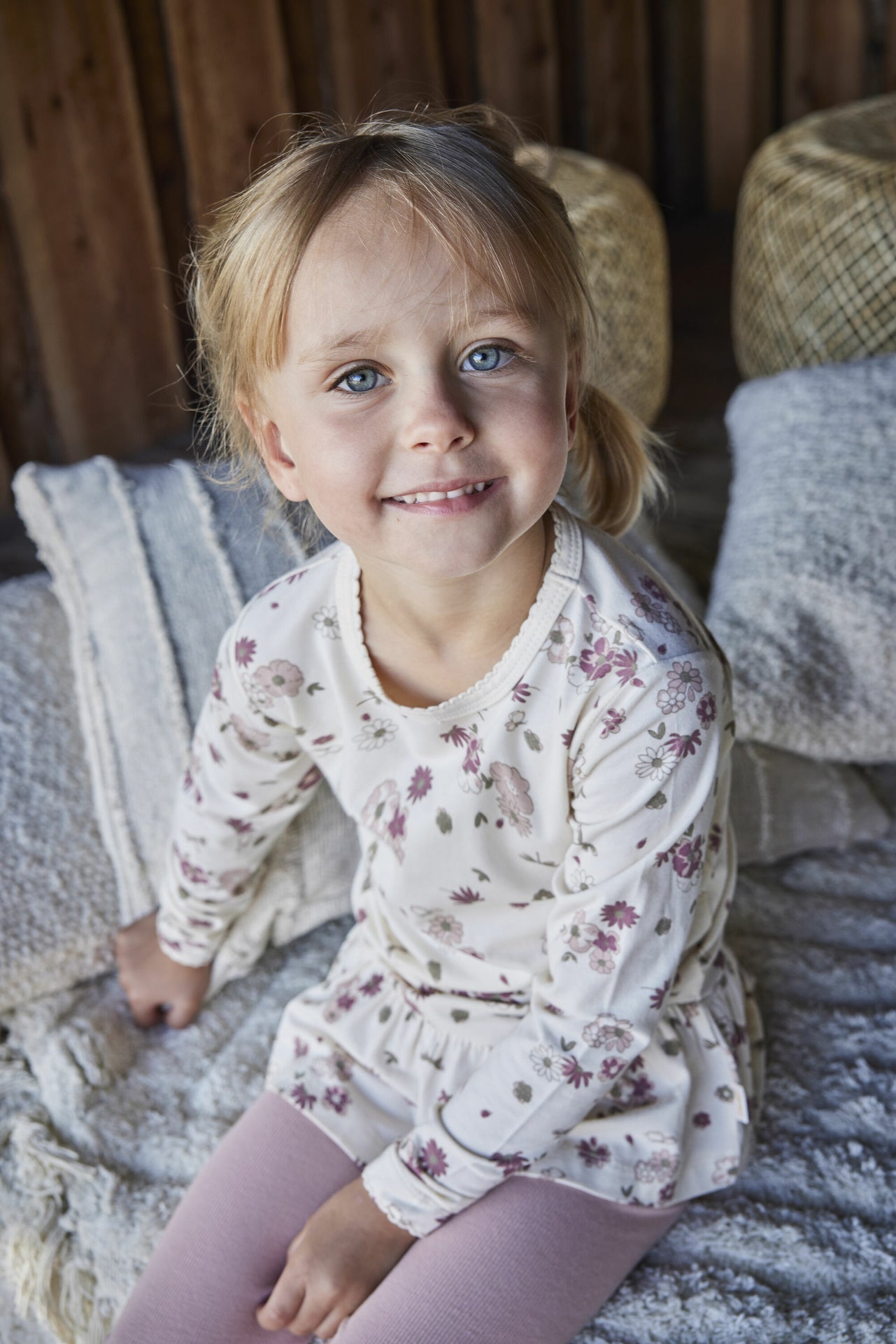 CeLaVi Pyjama Bambusviskose/Baumwolle - Rose Cloud Familienbande