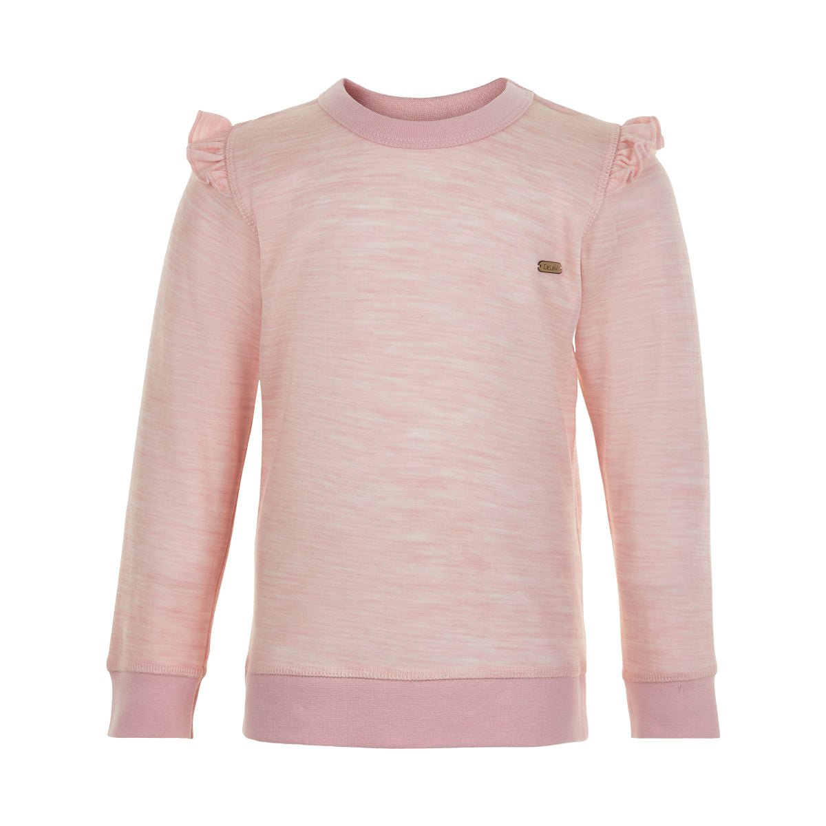 CeLaVi Shirt Wolle/Bambusviskose Palm Mauve - Familienbande