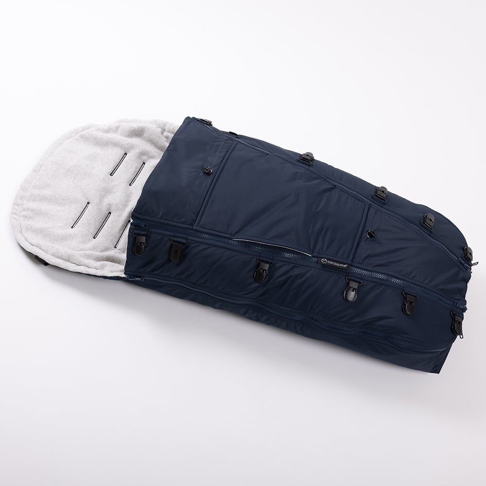 cocoome Allrounder Hybrid 4in1 Fusssack blau - Familienbande