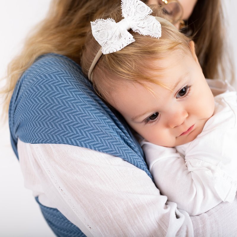 cocoome elastisches Tragtuch Jona inkl. Nackenrolle und Knopfgummi cocoome