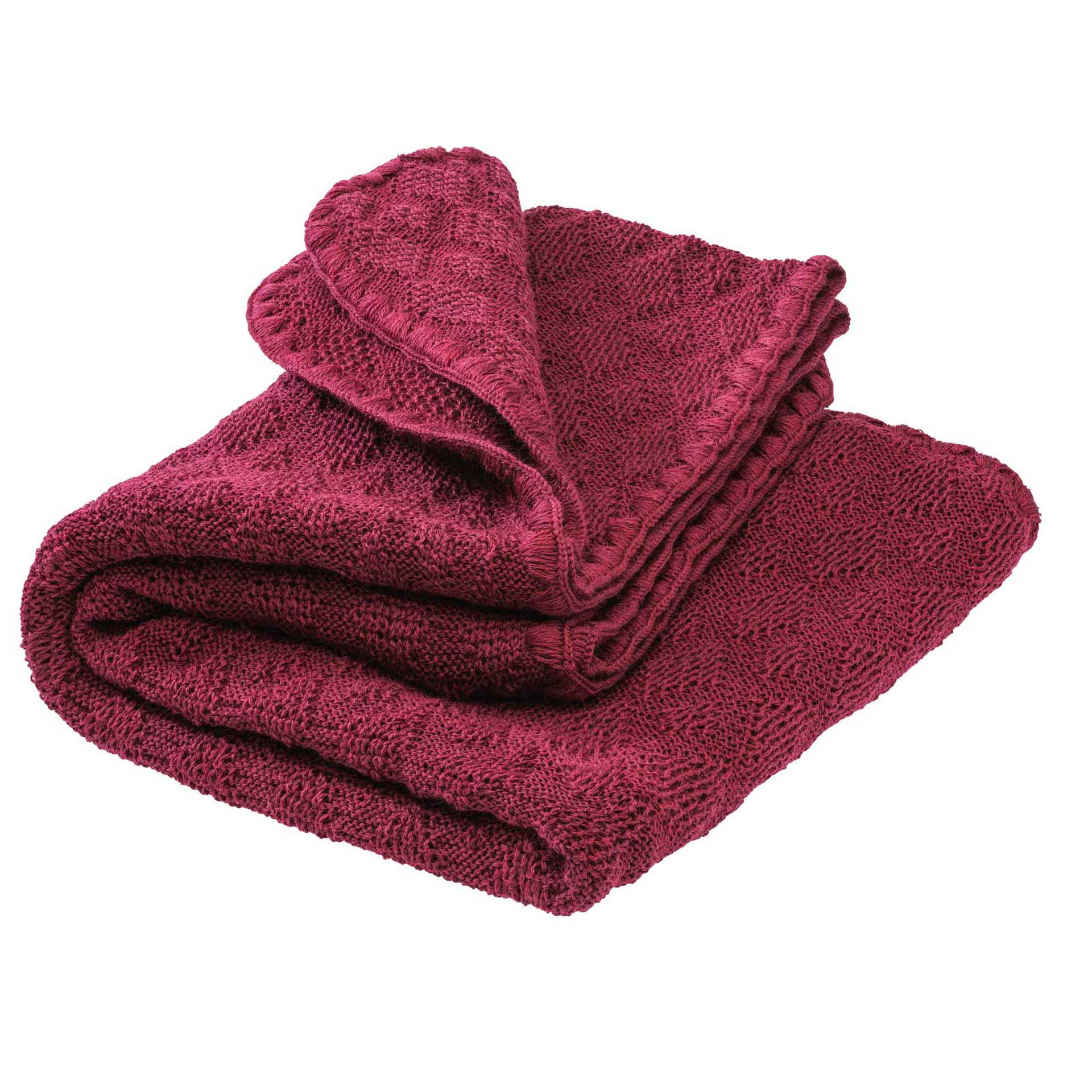 Disana Baby-Strickdecke - cassis Disana