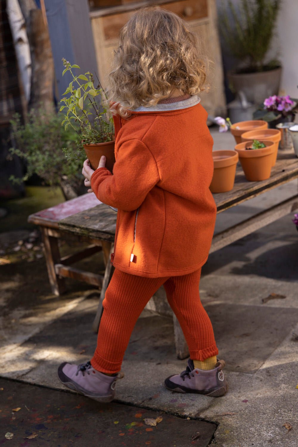 Disana Zipper-Jacke Grau - Familienbande
