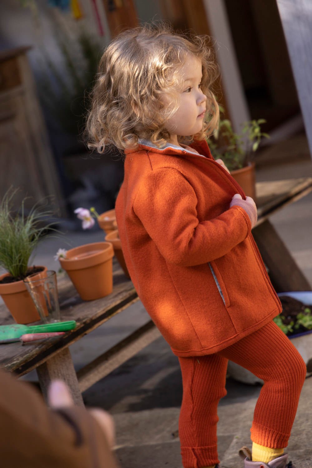Disana Zipper-Jacke Grau - Familienbande