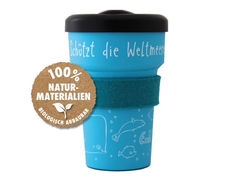 Emil Cup to go Kaffeebecher türkis - Familienbande