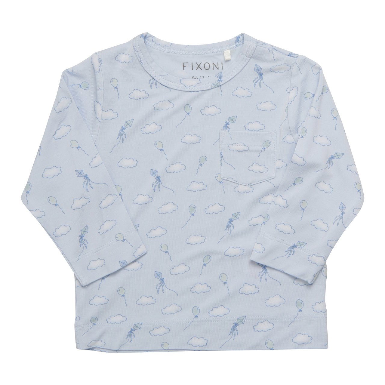 Fixoni Bambus Shirt - Skywriting - Familienbande