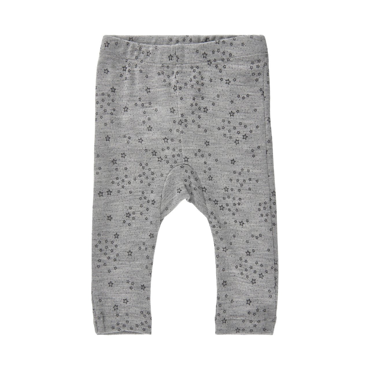 Fixoni Woll-Seide Leggings - Sterne grau - Familienbande