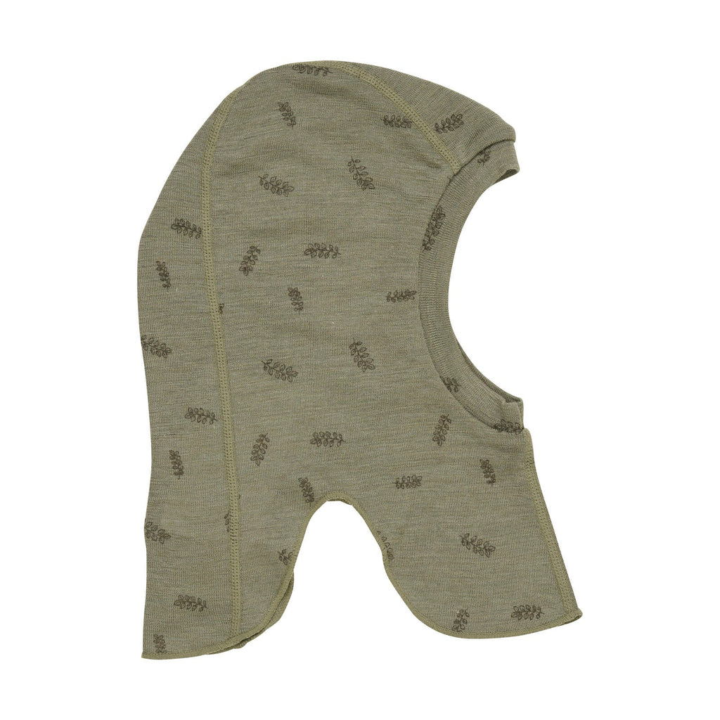 Fixoni Woll-Seide Sturmhaube - Deep Lichen Green - Familienbande
