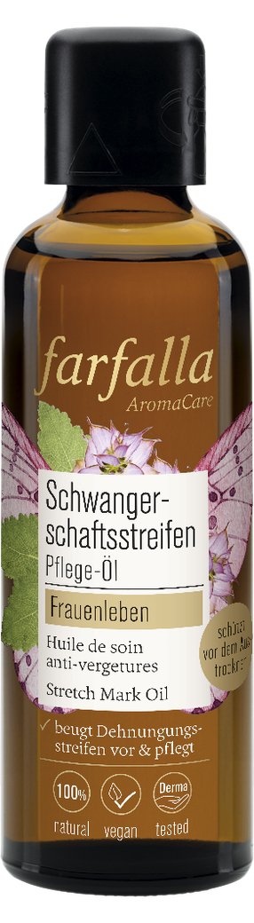 Farfalla "Frauenleben" Schwangerschaftsstreifen-Pflege-Öl - Familienbande - farfalla