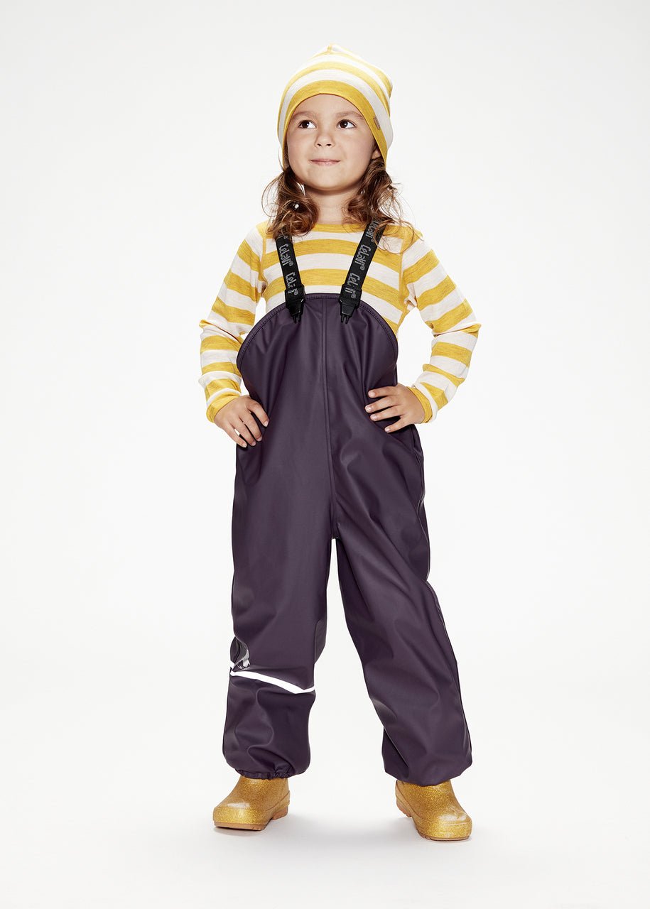 gefüttertes Regenhose mit Latz oceanblue CeLaVi
