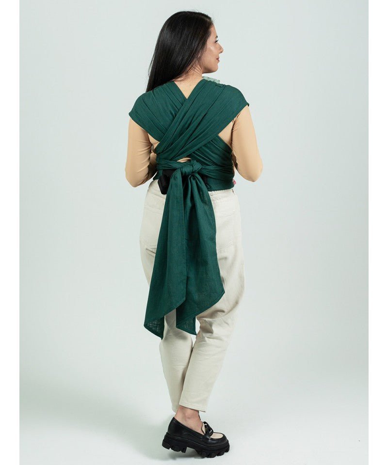 Isara Quick Tie WrapCon - Evergreen Linen - Familienbande - isara