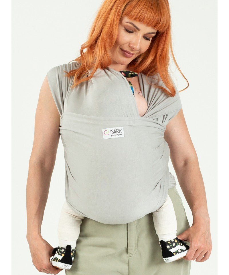 Isara Stretchy Wrap - Elastisches Tragetuch - silver grey isara