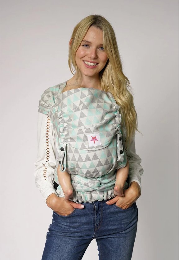 Kokadi Babytrage WrapStar Triangle Opal Marlin Toddler - Bambusviskose kokadi