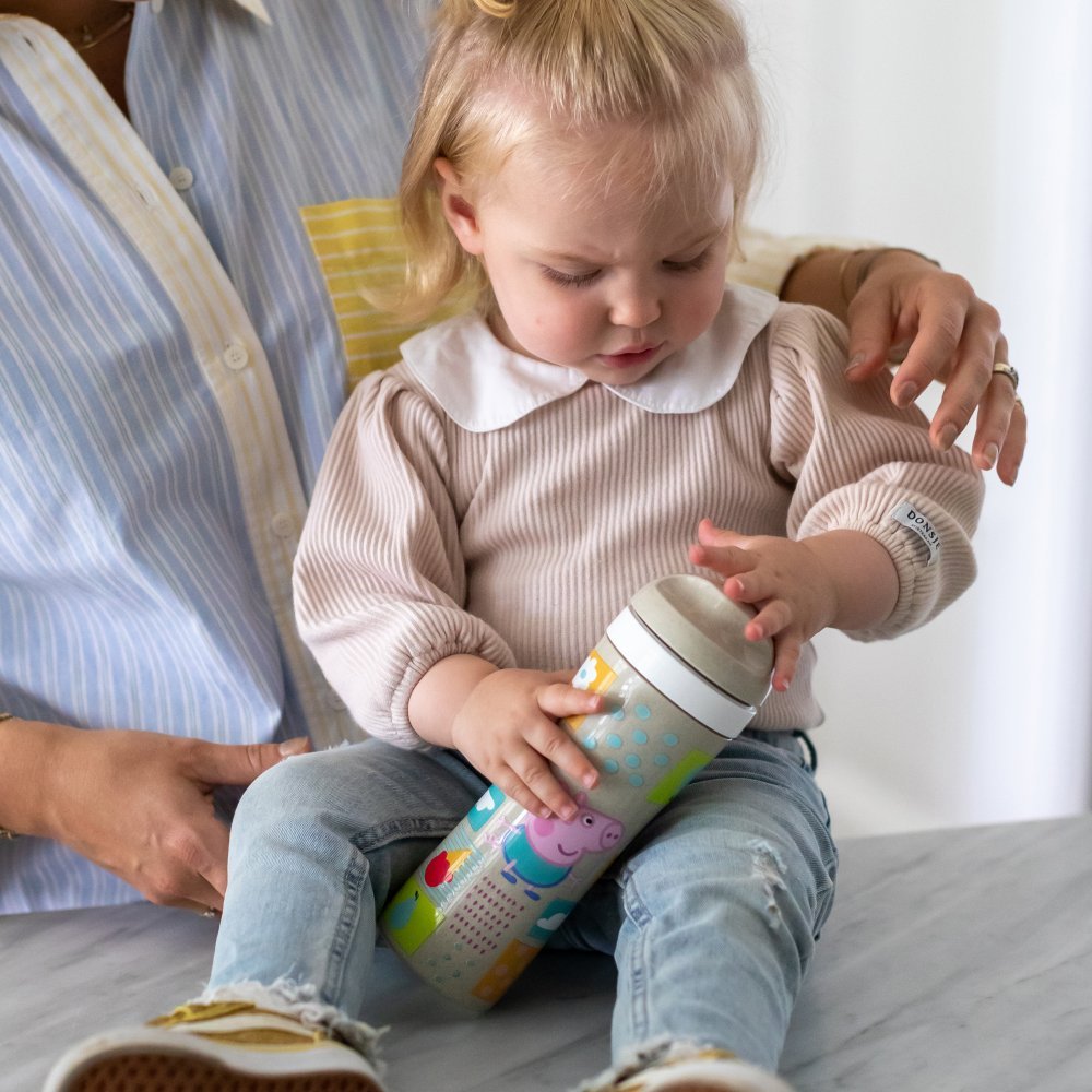 Koziol Trinkflasche 425ml - Peppa Pig - Familienbande