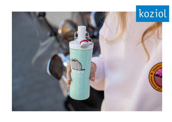 Koziol Trinkflasche 425ml - Plopp Pusheen Koziol