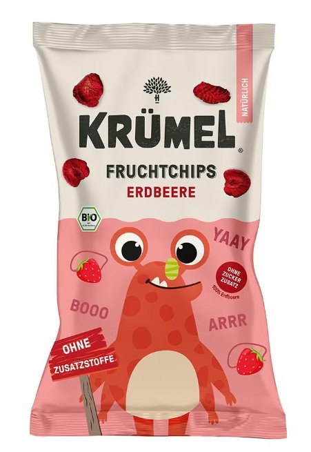 Krümel Fruchtchips - Erdbeere - Familienbande