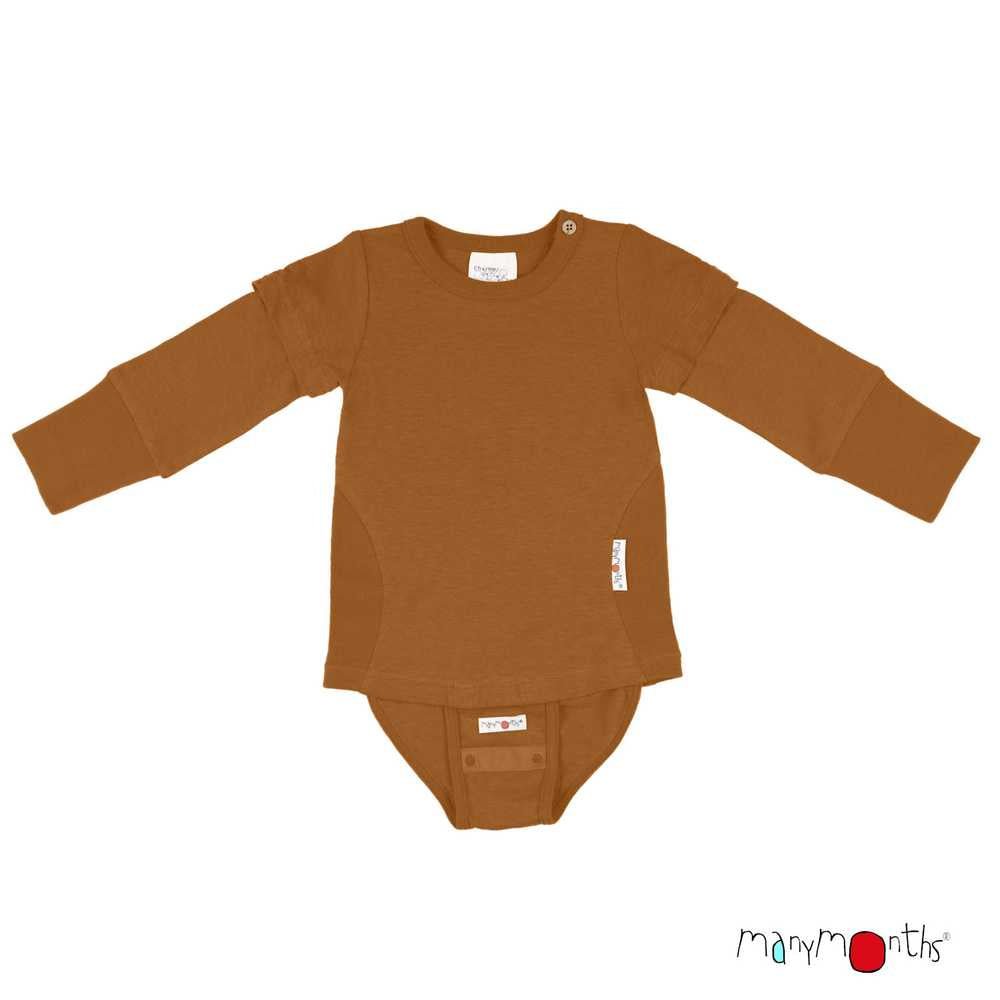 ManyMonths Long/Short Sleeve Body/Top Hanf - Pecan Pie - Familienbande