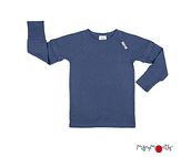 ManyMonths Long/Short Sleeve Shirt Hanf - Blue Dusk - Familienbande