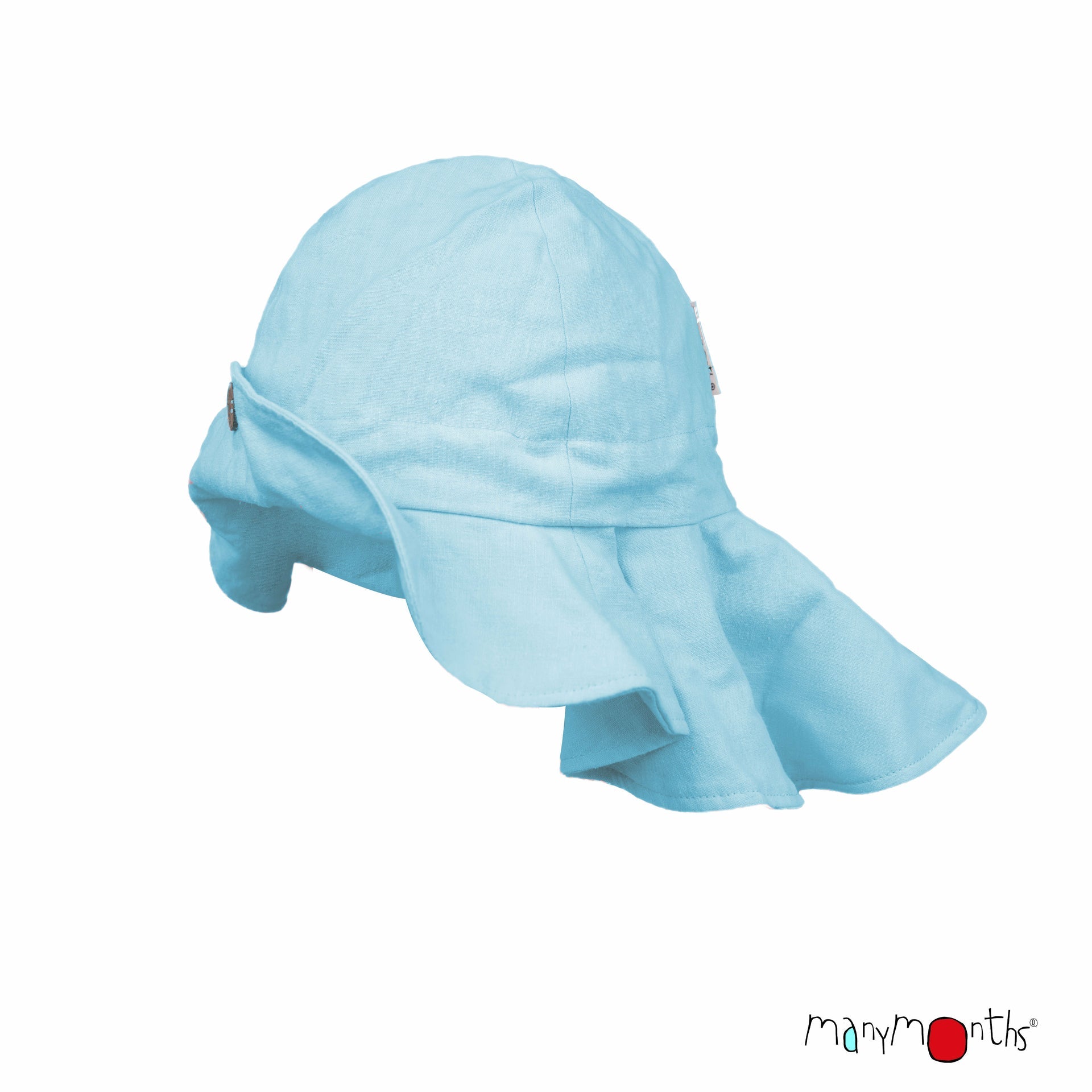 ManyMonths Summer Hat Eco Hanf Wave - Pool Turquoise - Familienbande