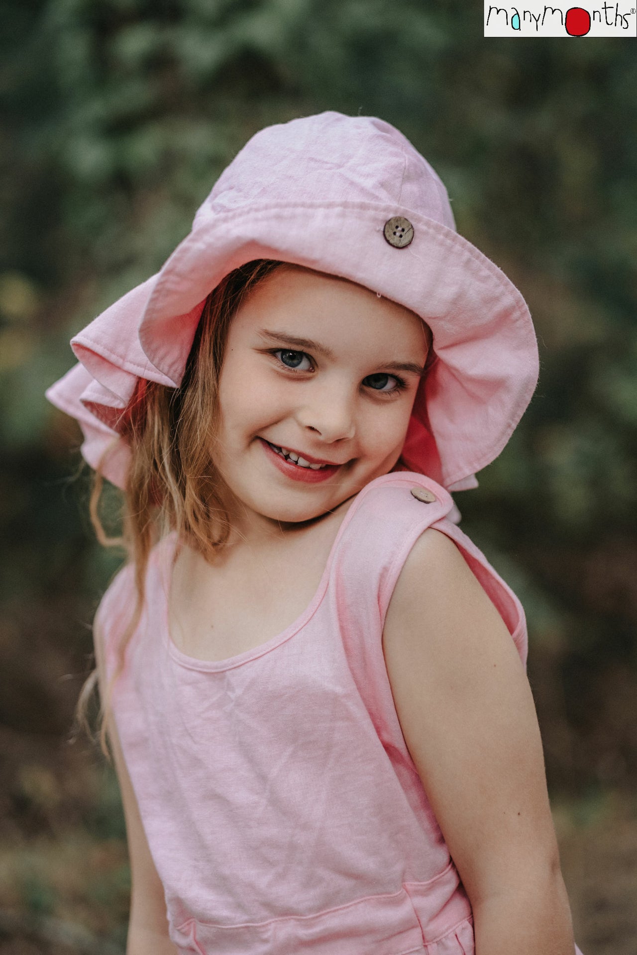 ManyMonths Summer Hat Eco Hanf Wave - Pool Turquoise - Familienbande