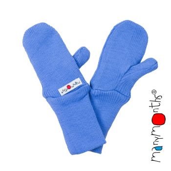 Manymonths Woll-Handschuhe Provance Blue - Familienbande
