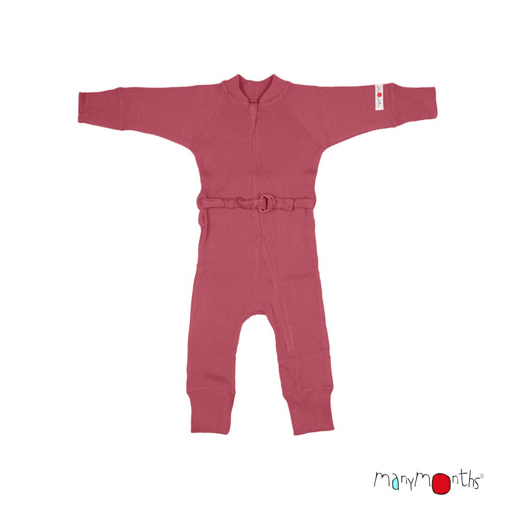 ManyMonths Woll-Overall Earth Red - Familienbande
