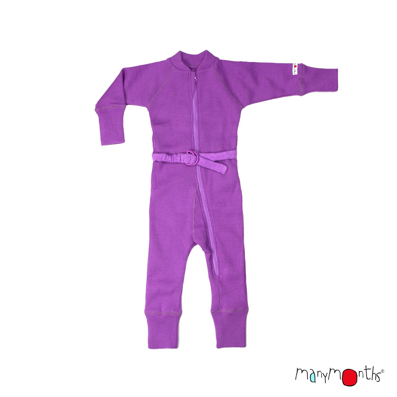ManyMonths Woll-Overall Lavender Crystal - Familienbande
