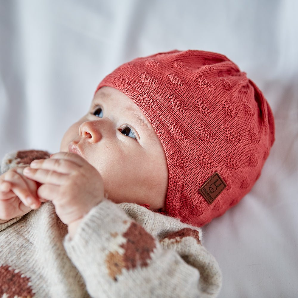 Maximo Baby-Mütze Struktur - softrose - Familienbande