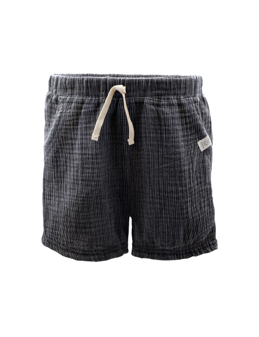 Maximo Musselin Shorts - gestreift anthrazit - Familienbande