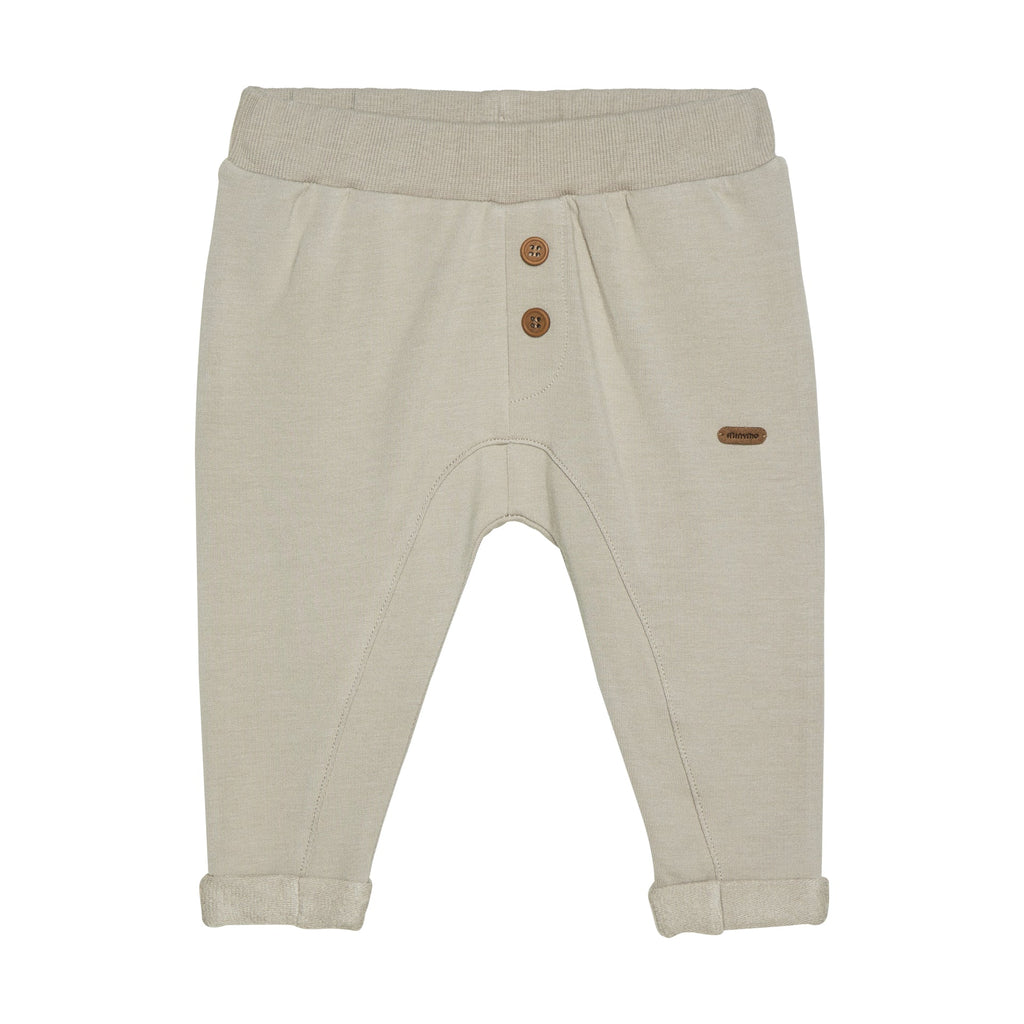 Minymo Bambus Sweat Hosen - Nilpferd - Familienbande