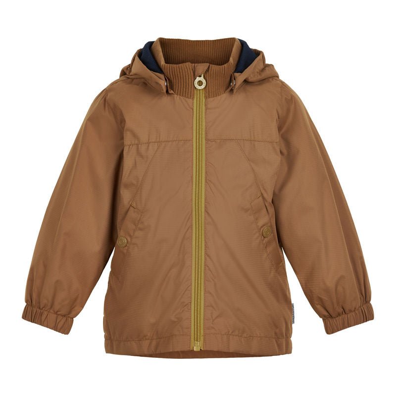 Minymo Regenjacke Recycled braun Jungle - Familienbande