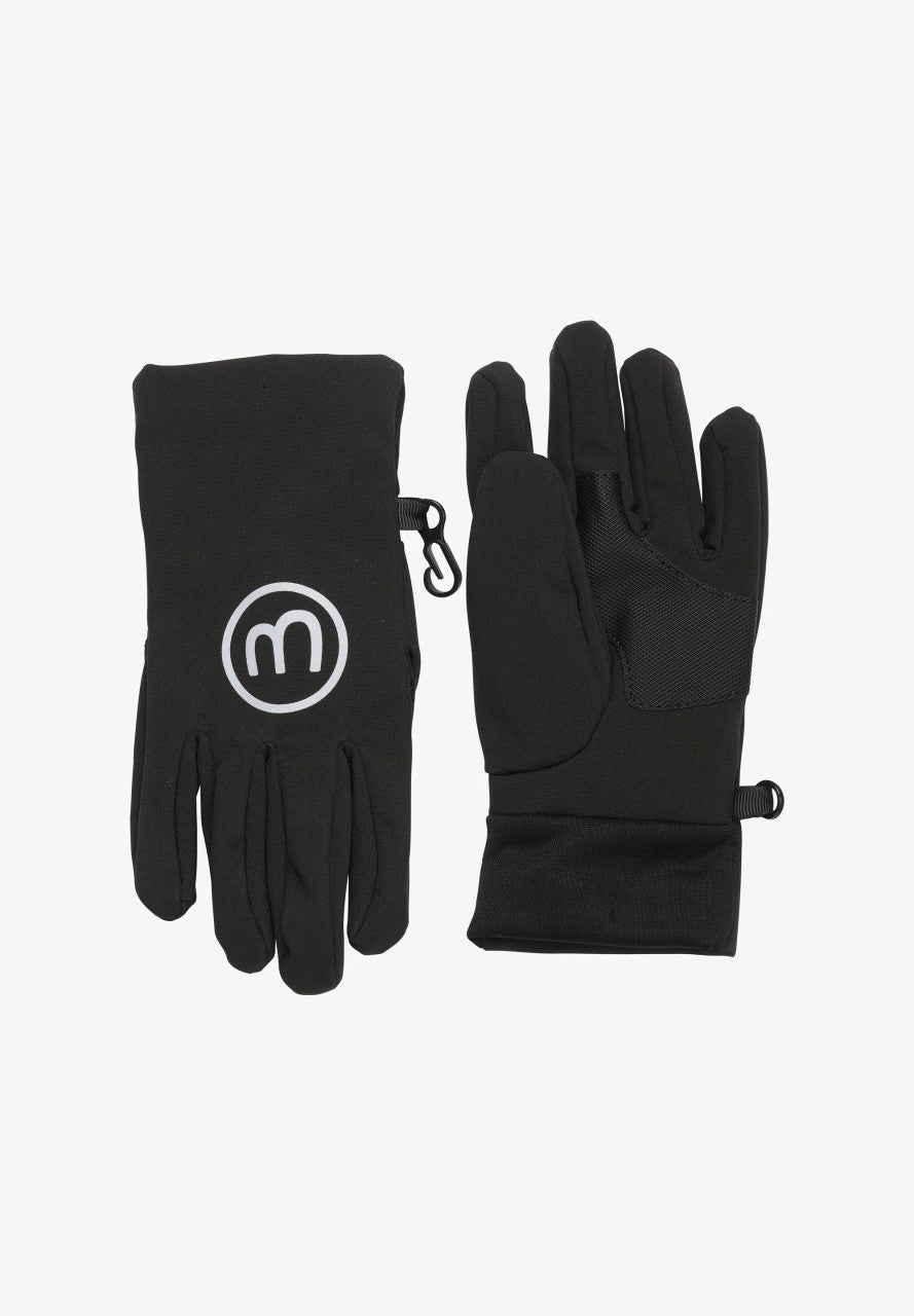 Minymo Softshell Handschuhe - schwarz - Familienbande