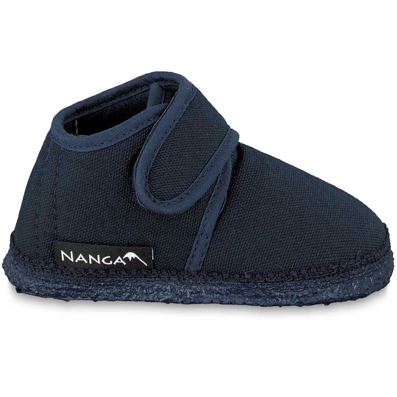 Nanga Lauflernschuhe Biobaumwolle - blau - Familienbande