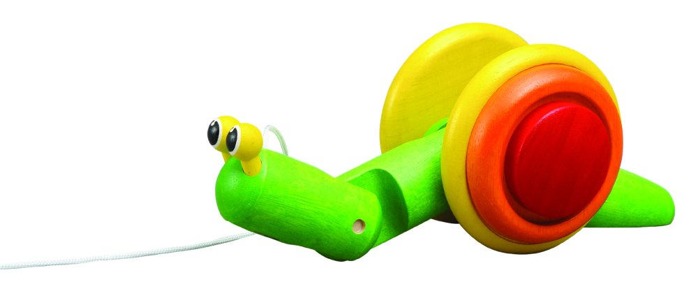 Plan Toys Nachzieh-Schnecke - Familienbande