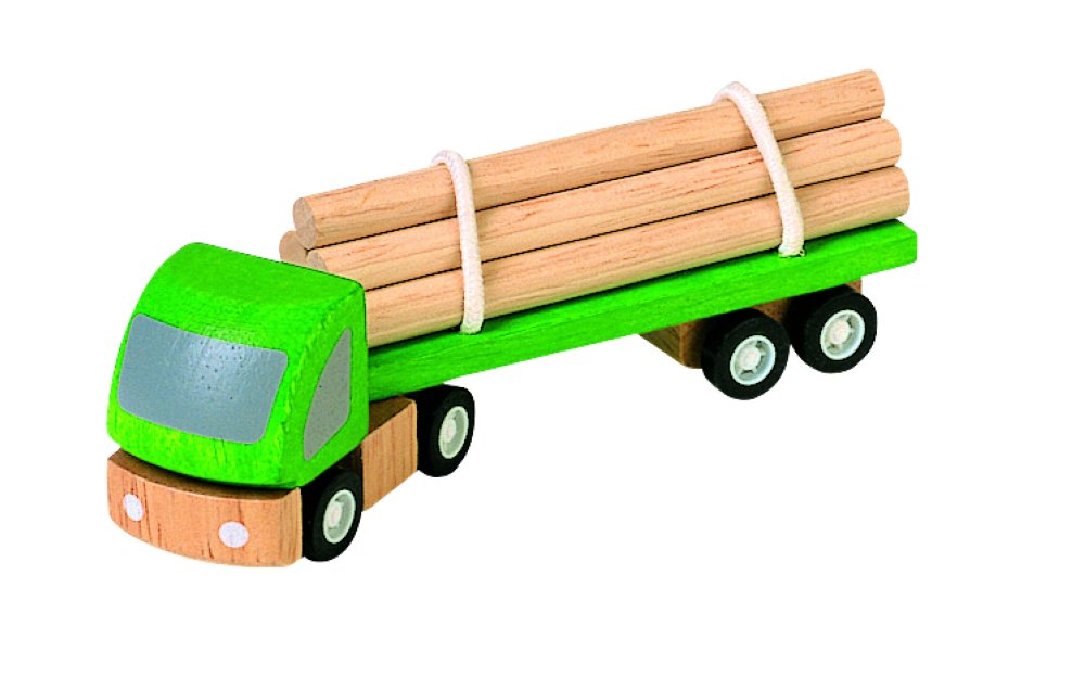 Plan Toys PlanWorld Holztransporter - Familienbande