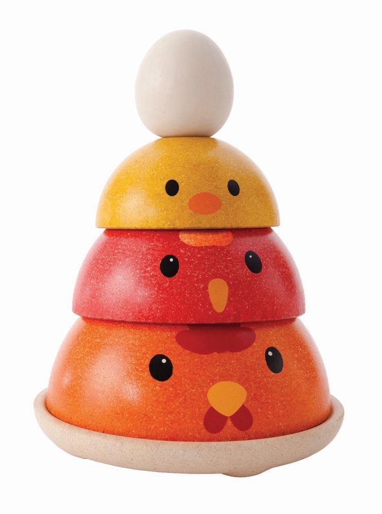 Plan Toys Stapel-Hühnchen - Familienbande