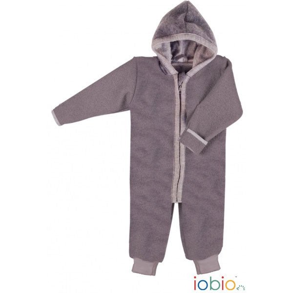 Popolini Overall Wollwalk grau - Familienbande