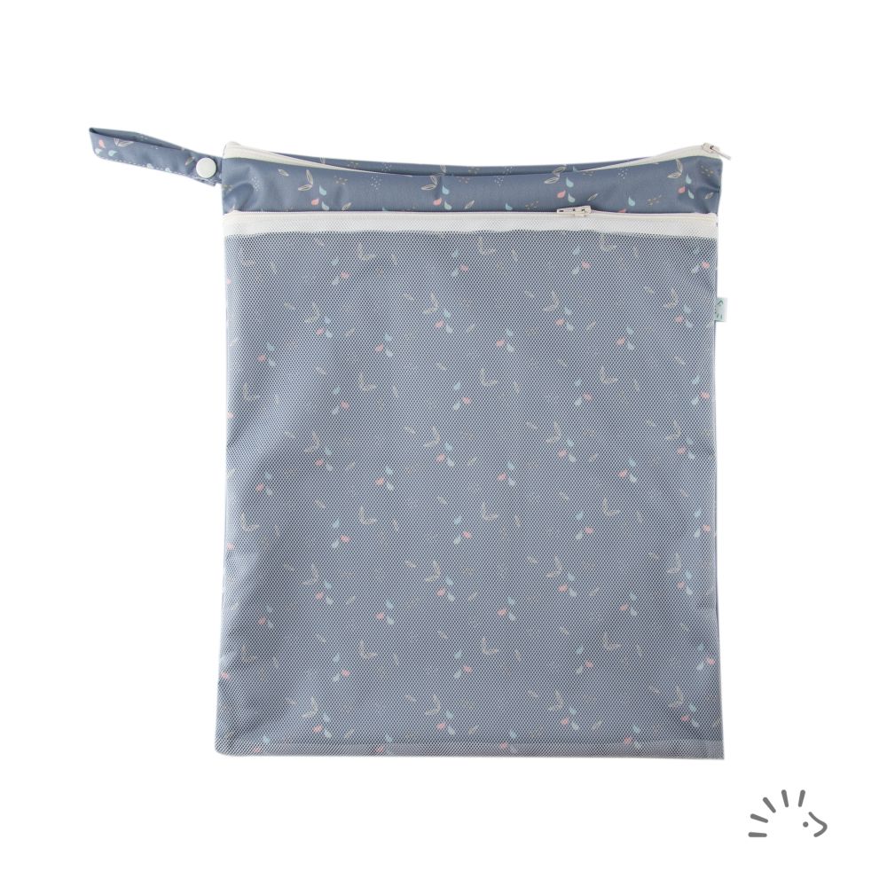 Popolini Wetbag mit Trockenfach - Blossom - Familienbande