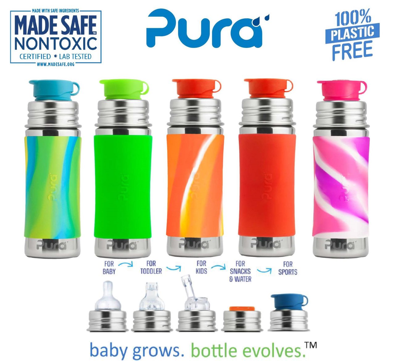 Pura Sportflasche 325ml - Familienbande