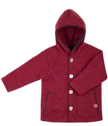 Pure Pure recycled Walkjacke - Beere - Familienbande