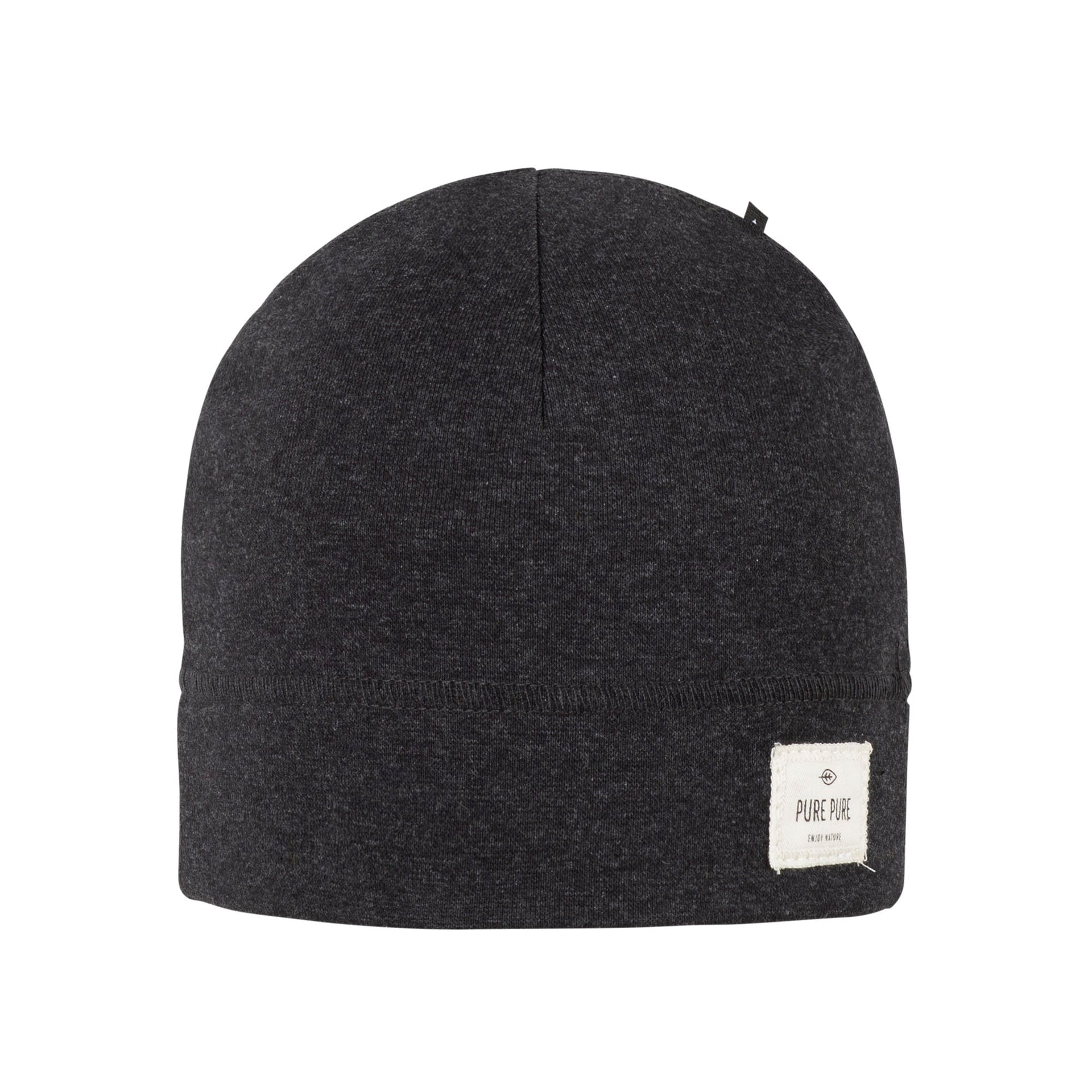 PurePure Beanie recyclet - anthrazit purepure