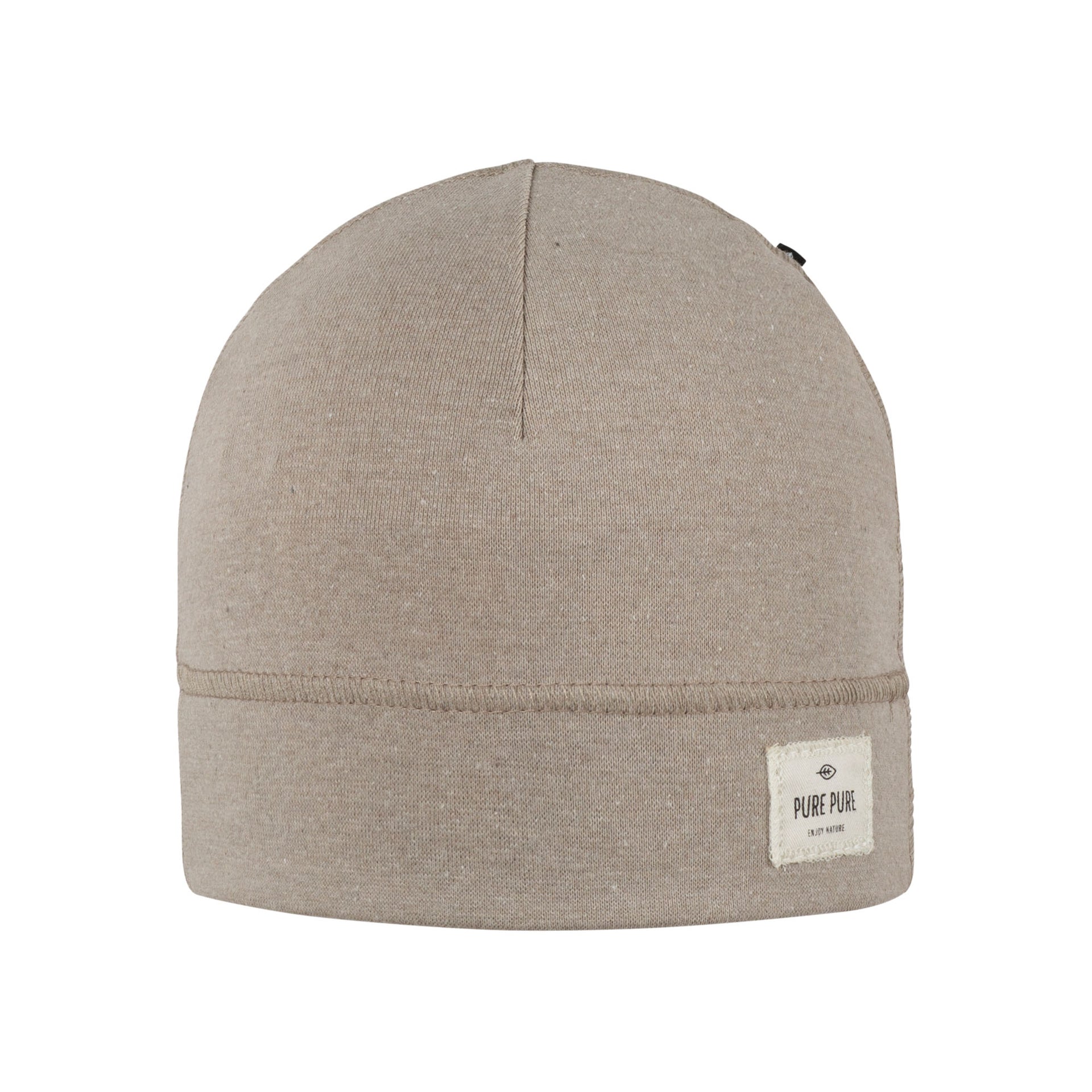 PurePure Beanie recyclet - beige - Familienbande