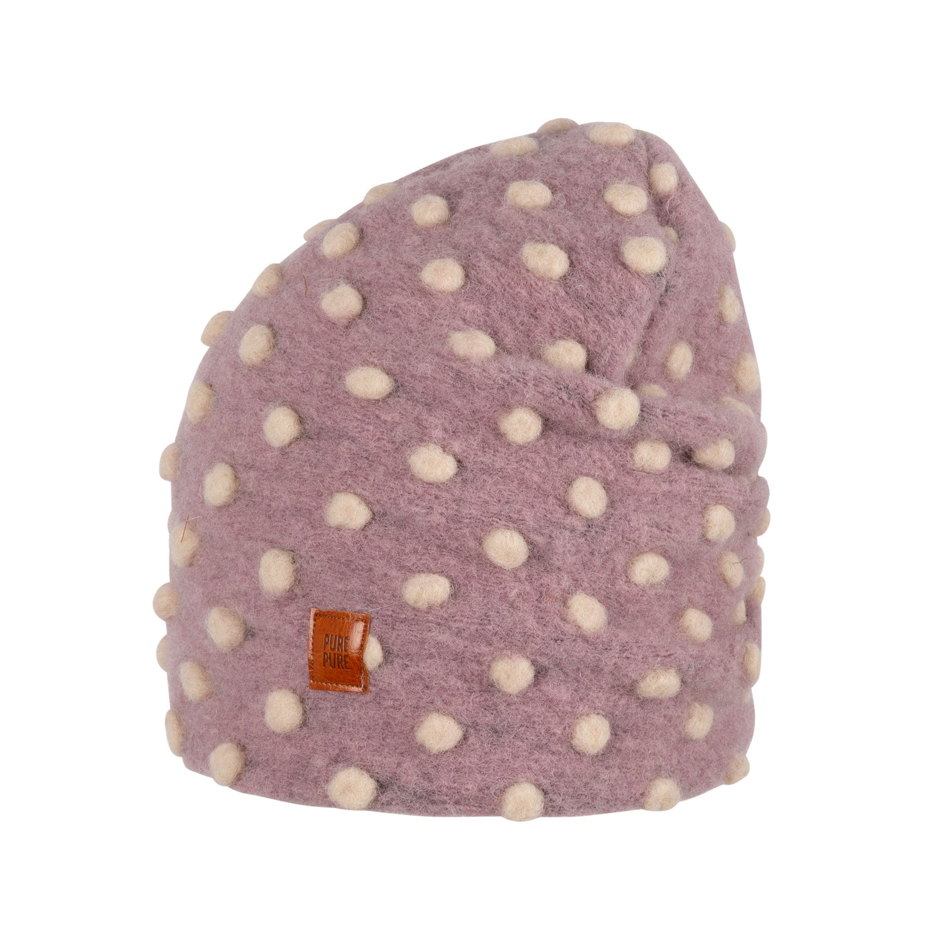 PurePure Beanie Walk - mauve - Familienbande