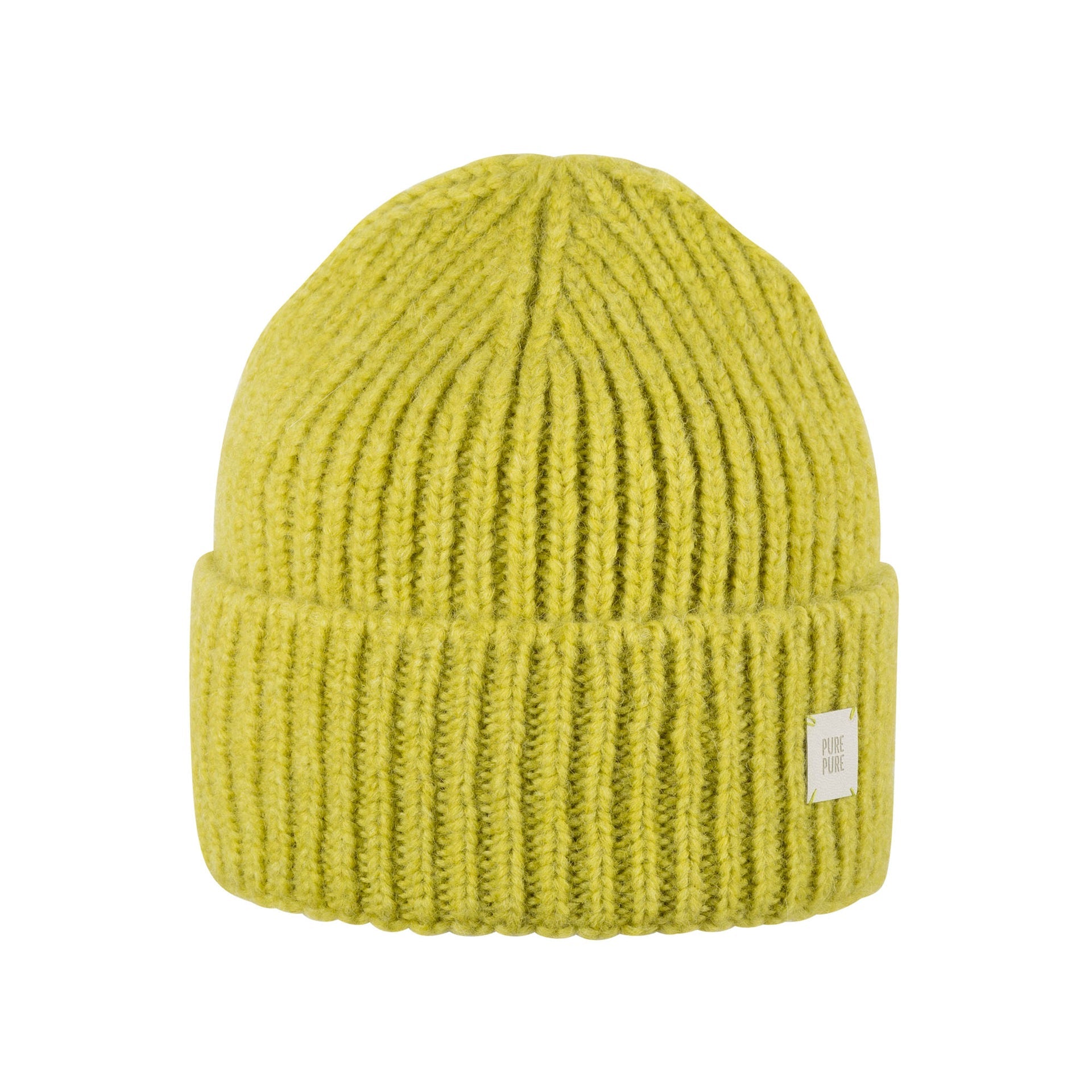 PurePure Damen Umschlag-Mütze lime purepure