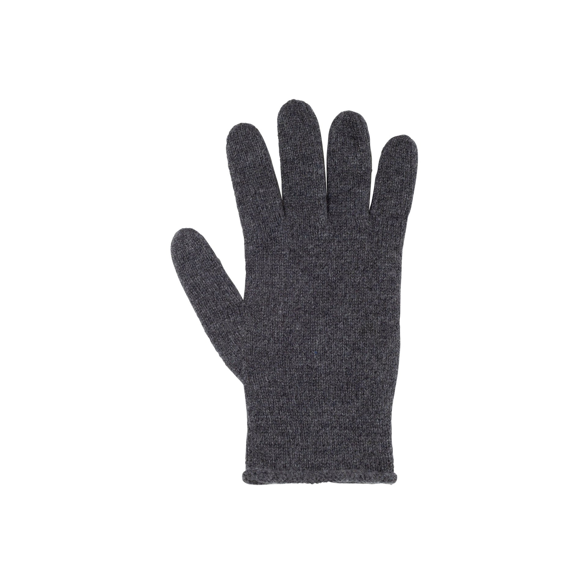 PurePure Erwachsenen Finger-Handschuhe Merino-Kaschmir - anthrazit - Familienbande