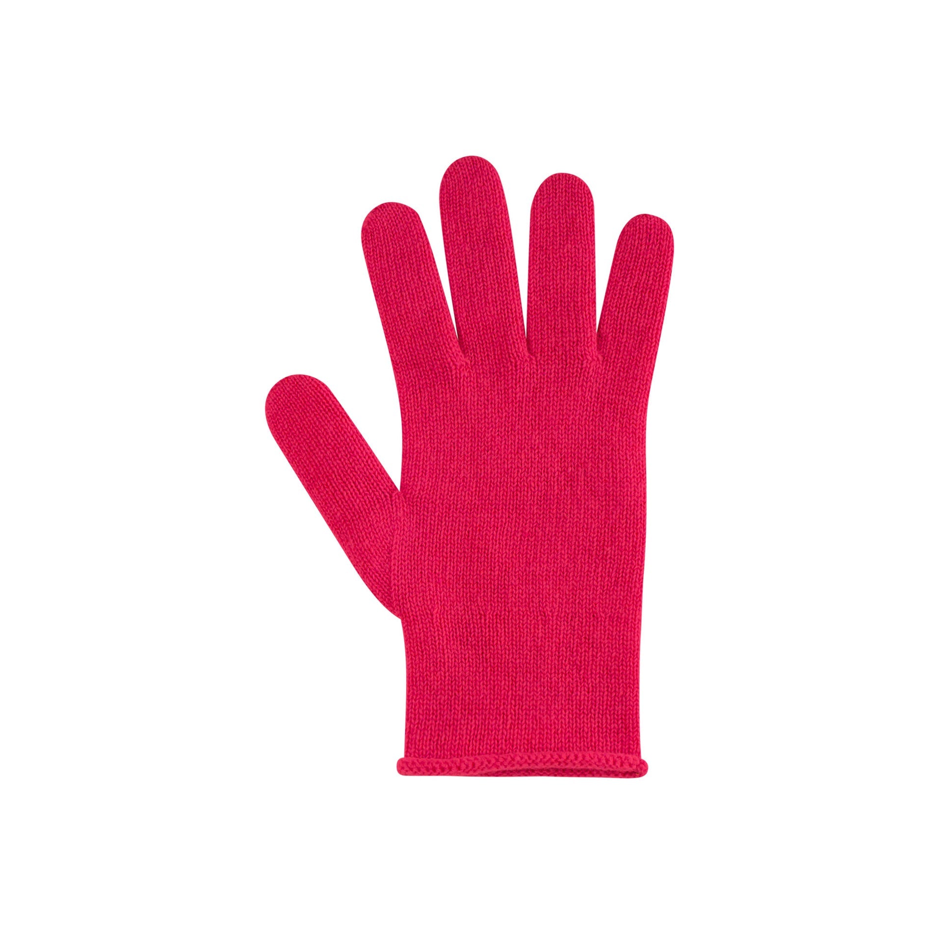 PurePure Erwachsenen Finger-Handschuhe Merino-Kaschmir - pink purepure