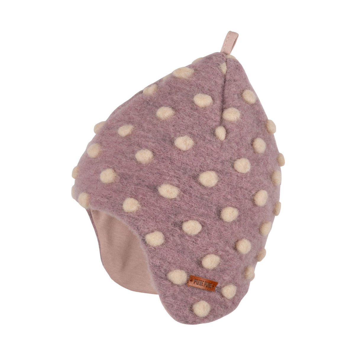 PurePure Inka Mütze Walk - mauve/cream purepure