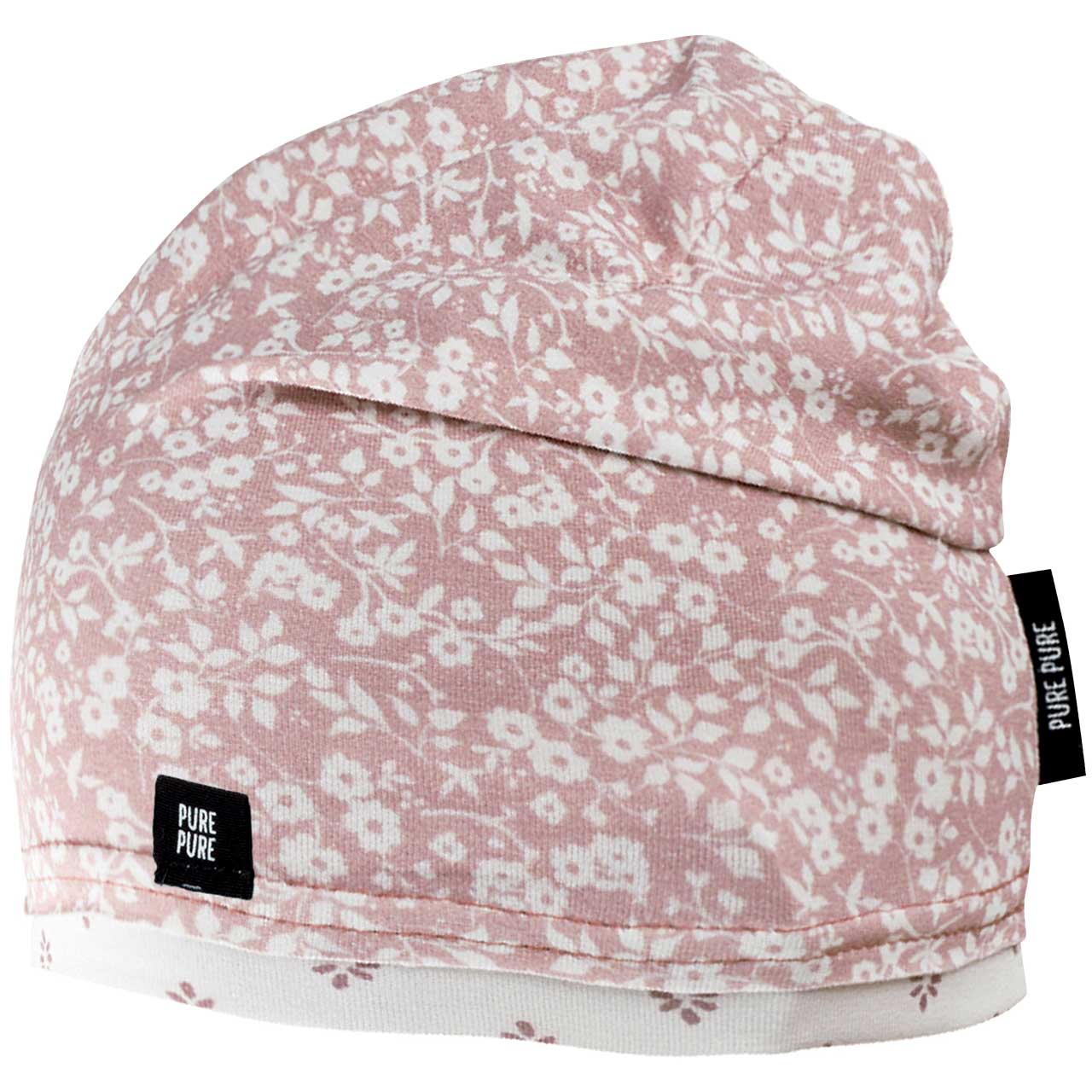 PurePure leichter Beanie - Strawberry Cream - Familienbande